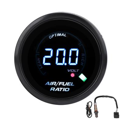2in Air Fuel Ratio Gauge with Oxygen Sensor 2‑in‑1 Digital LCD 30921023750 Replacement for HYUNDAI TUCSON 2005‑2009