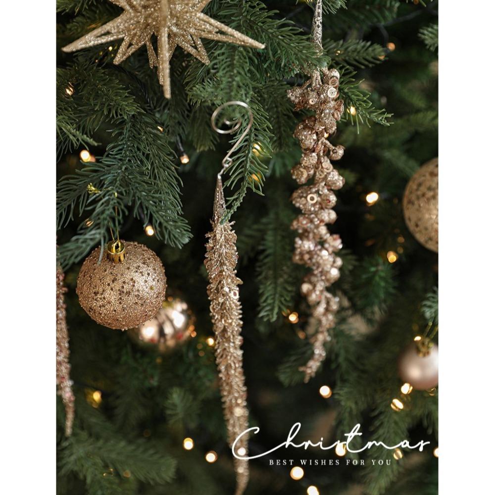 New Creative Christmas Branch Pendants Plastic Pendant Xmas Tree Ornaments Gifts New Year Christmas Decorations