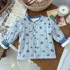Machine washable handmade cotton-padded jacket, children's cotton-padded jacket, student school uniform with thickened warm boys cotton-padded jacket