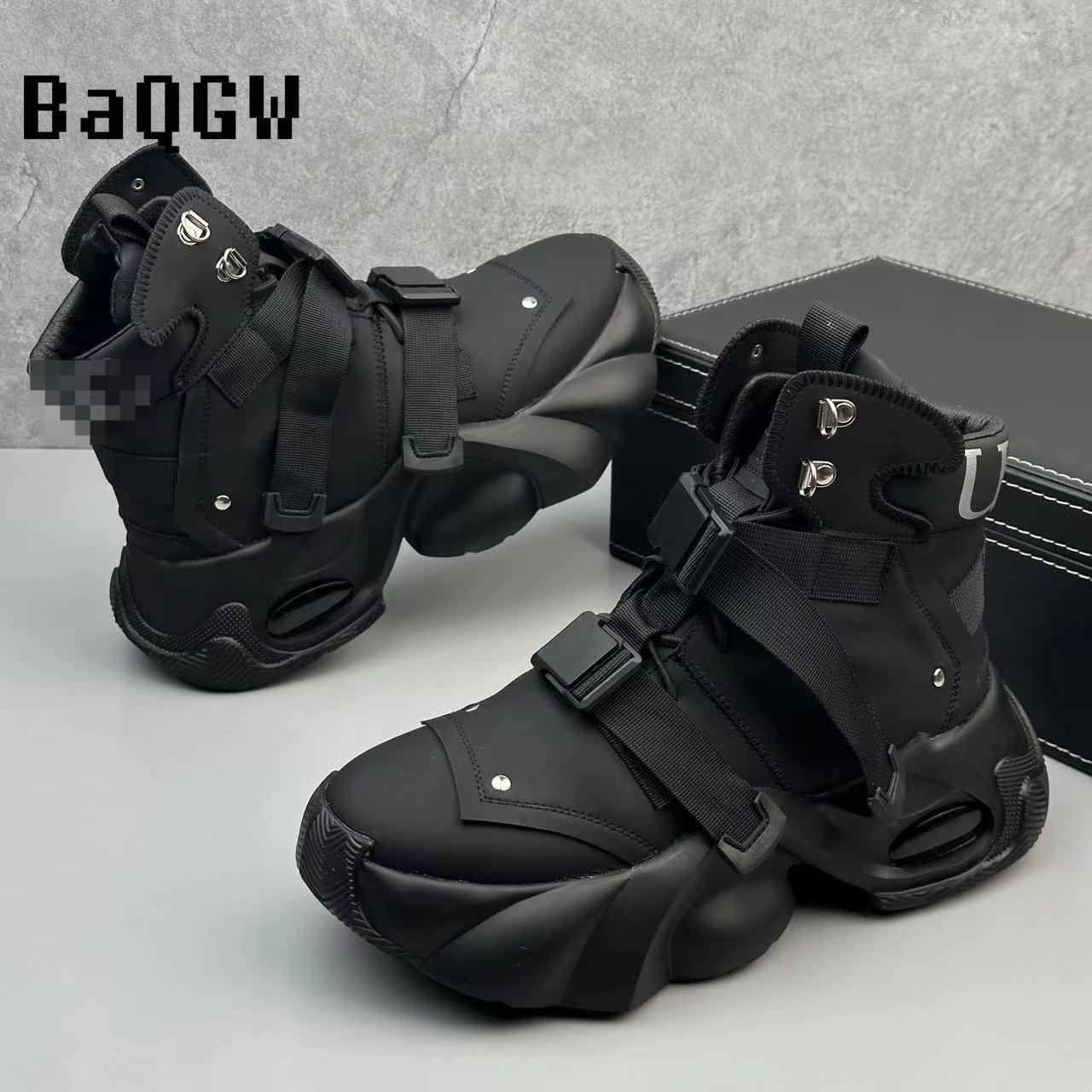 Мода Мода Бренд Дизайнер Белые Толстая Подошва Повседневные Кеды для Мужчин Лоферы — фото 6