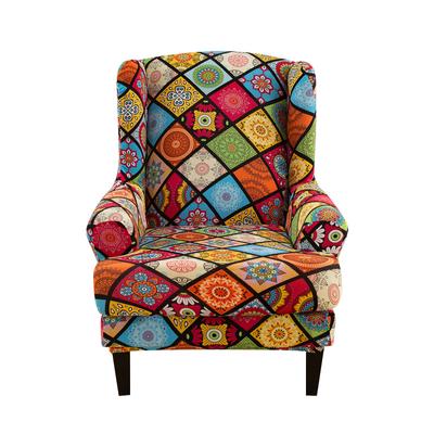 LANMO LIFE Funda Elástica para Sillón Orejero Fundas Elásticas para Sillas Funda Protectora Lavable para Sillón para Sala de Estar y Dormitorio