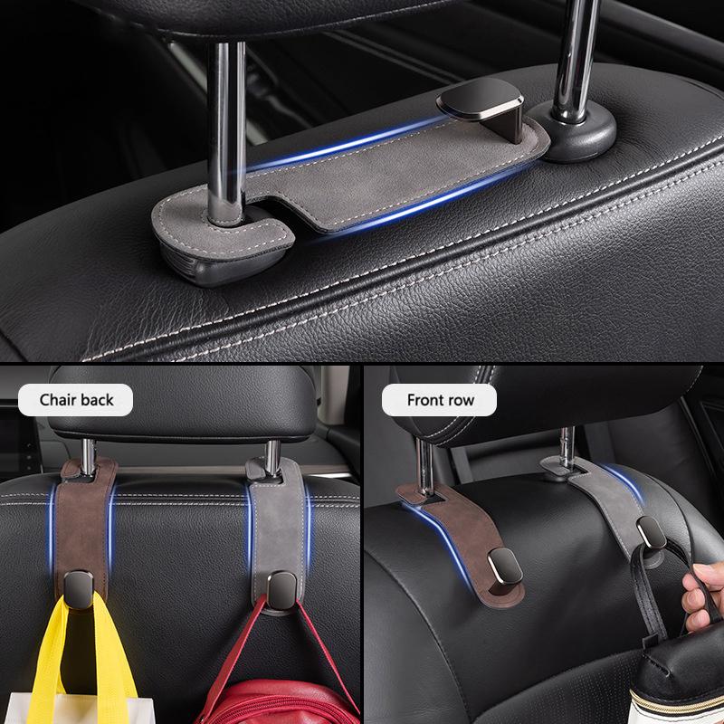Car Seat Back Hook Suede Rear Storage Storage Small Hook For Seat FR Leon Ibiza Altea 5f Mk2 Mk3 TARRACO Auto Interior Accessory Ibz023
