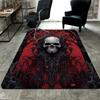 Skull with Ornate Details Rug Floor Mat for Living Room or Bedroom Soft and Comfortable Carpet a Gift for Birthday and Holiday.ZFF0913189