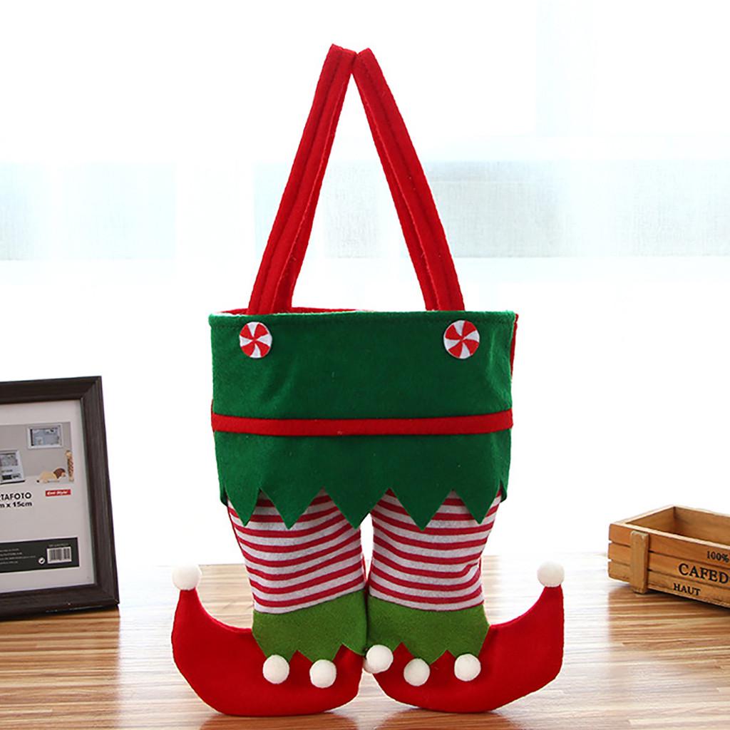 Home Grocery Bag Storage Dispenser Mesh Kitchen Organizer Chirstmas