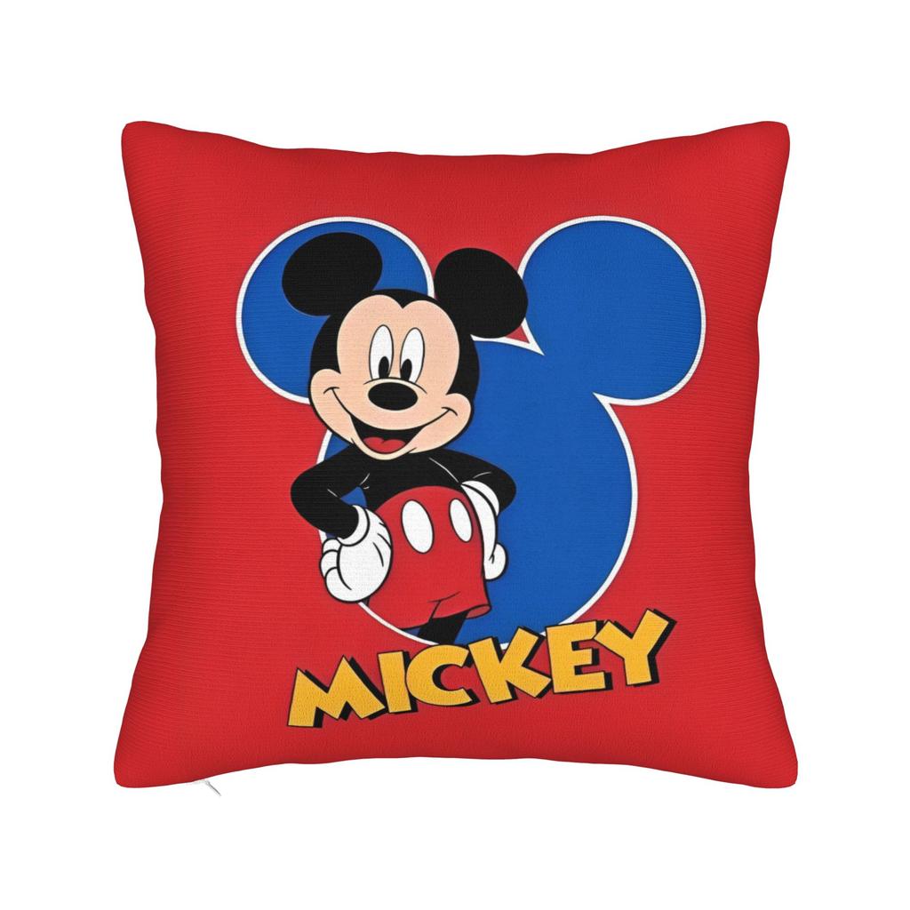 Mickey and Minnie Mouse Holiday Throw Pillow Cover Decorative Pillow Christmas Design , Customized Pillowcover Home Decor