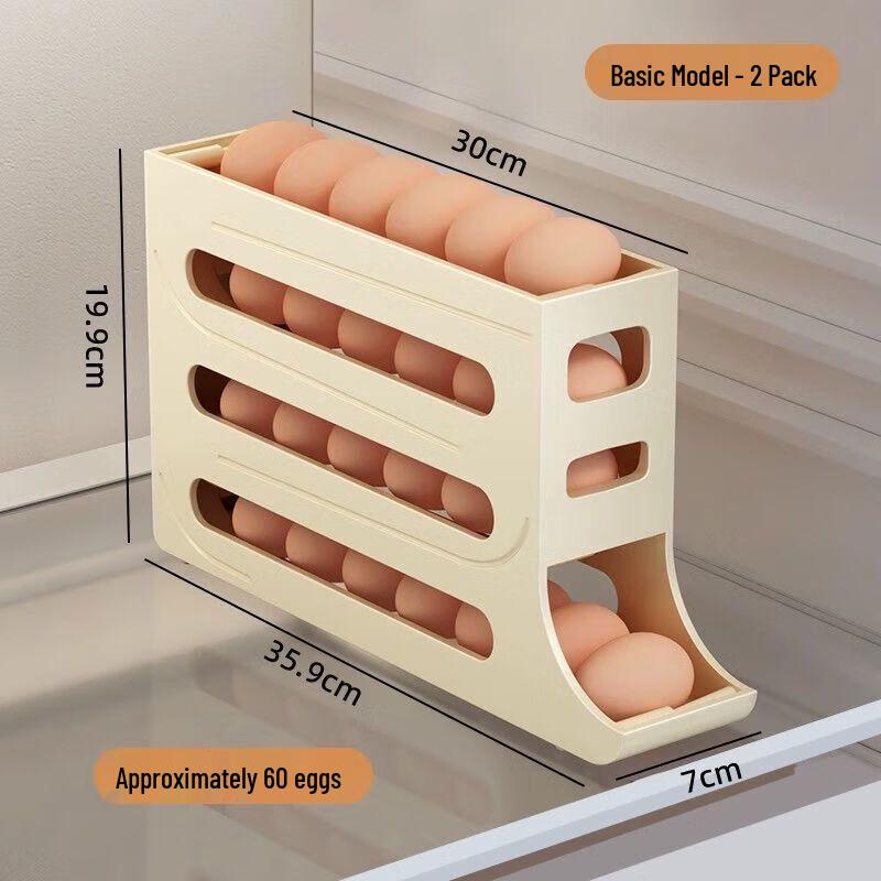 Automatic Rolling Egg Dispenser for Refrigerator