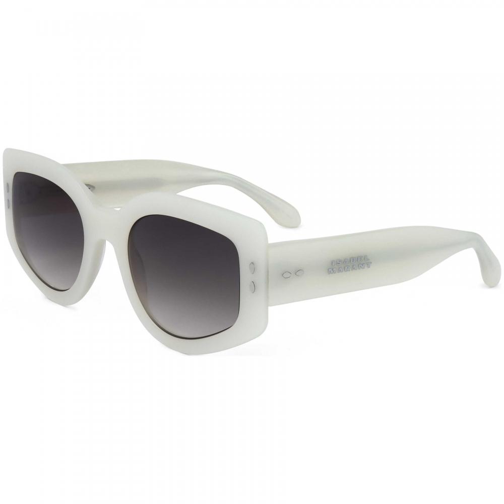 Isabel Marant 54 Mm Grey Sunglasses Pearled White
