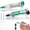 Kit de Solda Flux 338 + Estanho Líquido 183°C + 2X Êmbolo, 2X Agulha