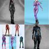 Halloween Cosplay Jumpsuit With 3d Colorful Print For Woman Role Playing