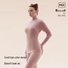 MiiOW Women's Semi-High Neck Baby Cotton Thermal Underwear Set