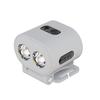 New LED Sensor Bright Headlamp, Long-Lasting Li-ion, Portable Waterproof, Clip-on Cap Light, COB Silicone for Night Running