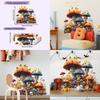 Halloween Mushroom Scary Skull Eye Beads Bedroom Home Decor Wall Stickers