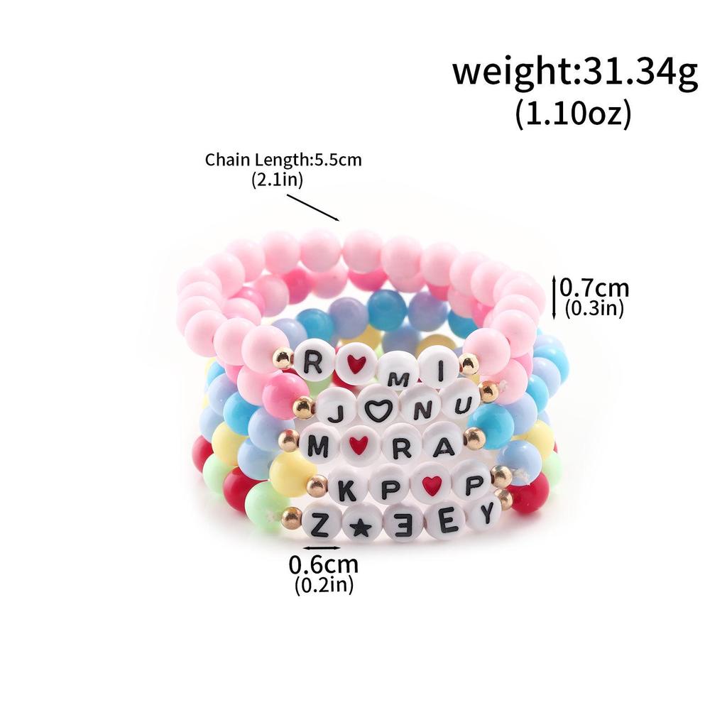 Anime K-POP Dämonenjägerin Anhänger Perlen DIY Armband