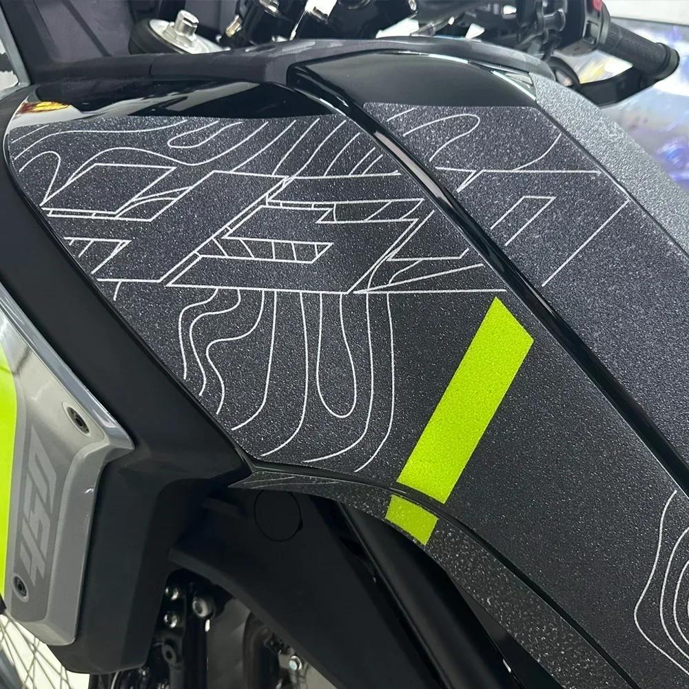 For CFMOTO 450MT 450 MT 2025 2024 Tank Pad Sticker Motorcycle Fuel Tank Protection Decals