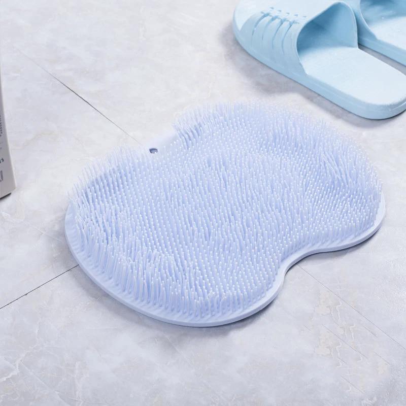 1PC- Lazy Foot Rubbing Tool Household Bathroom Foot Brushing Sole Massage Pad with Suction Cup Non slip Foot Wash Pad