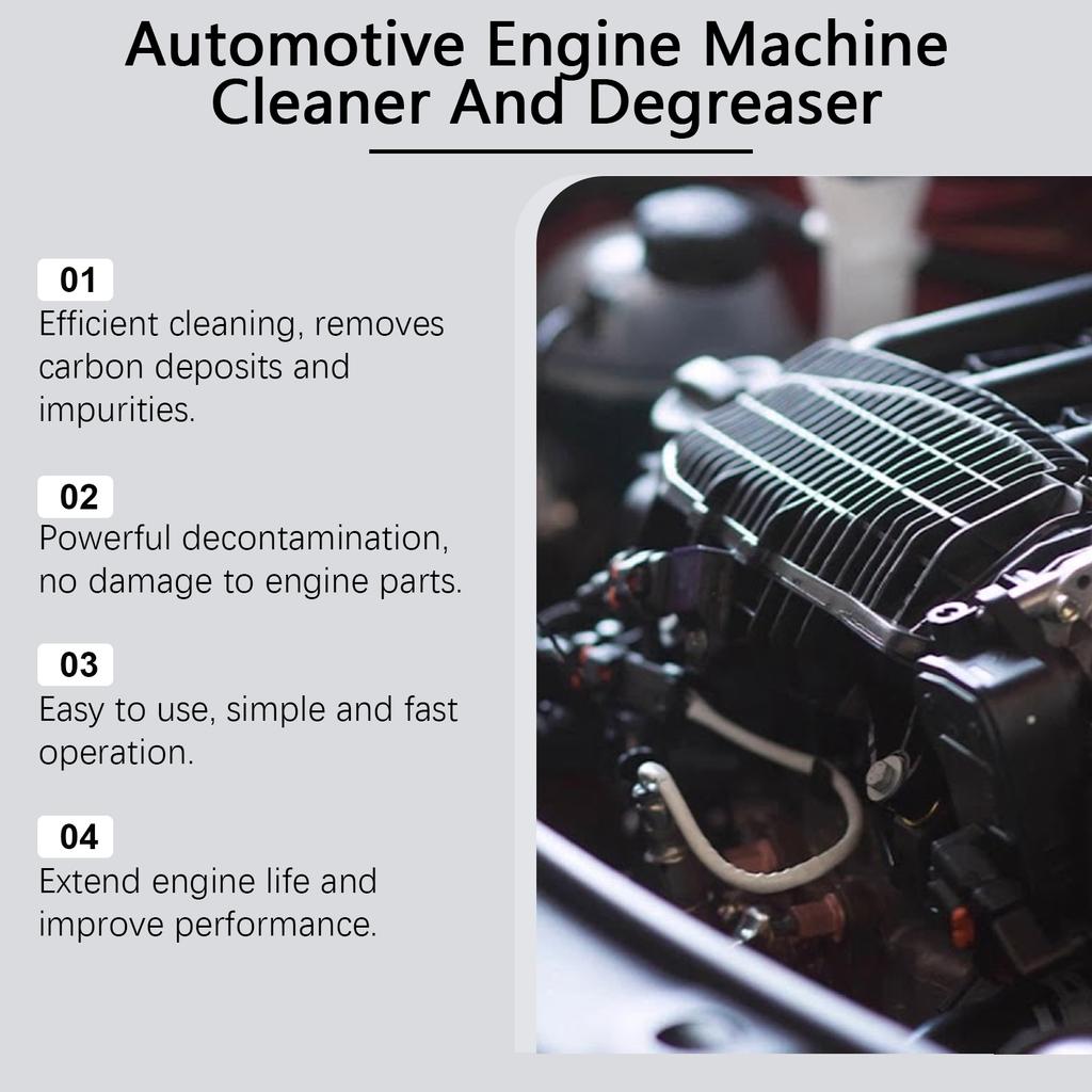 Car Engine Bay Cleaner Powerful Decontamination Cleaning Oil Dust Grease Remover Product For Engine Compartment Car Maintenance