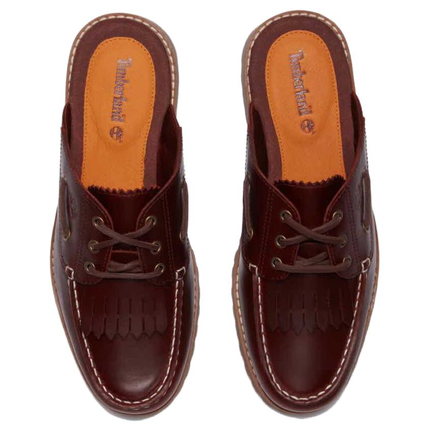 Timberland Noreen Comfortable Versatile Rubber Sole Anti-Wear Non-Slip Closed-Toe Slippers Women slippers Brown TB0A4198EIW1