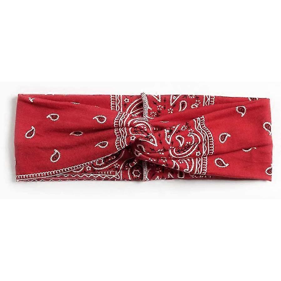 4 Pack Vintage Bandana Hairbands for Women (1950s Style Hair Accessories)