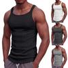 Herren Quadratischer Ausschnitt Enges Muskel Tanktop für Workout Training