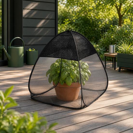 Pop-up Plant Cover Tent, Garden Bird Netting Shade Cover with Ground Stakes, Plant Sun Shade And Insect Barrier Netting for Outdoor Vegetables Fruits