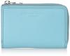 Katharine Hamnett London VITA Wallet, Italian Chrome-Free Leather, Large Zipper, Middle Wallet with Box Coin Purse, Sky Blue, 490-50901