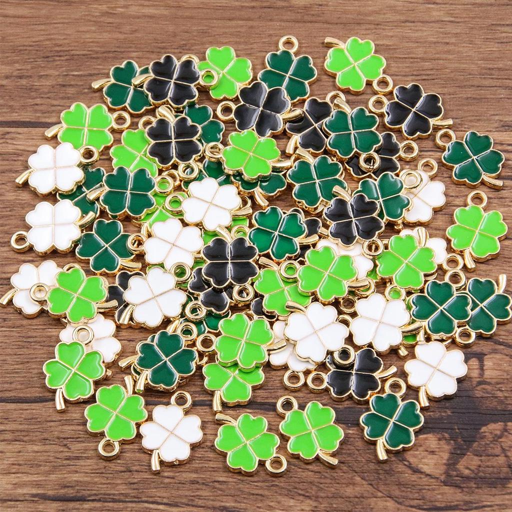 4-Color European & American Alloy Flower Pendant Charm, 12x18mm