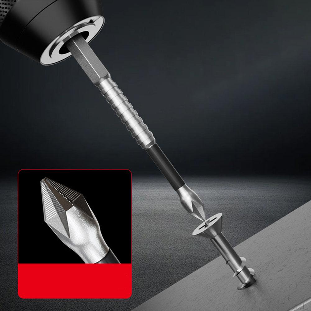 3/4/5pcs Cross Screwdriver Bit Alloy Steel Anti-Slip Drill Bits PH2 Anti Slip Cross Screwdriver Power Tool Accessories
