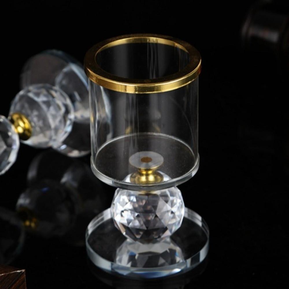 Golden Romantic Atmosphere Candle Stand S/M/L Large Tall Candle Holder Ornaments  Dressing Table