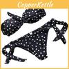 Premium Quality Women Summer Swimwear Fashion Wave Dots Bikini Set For Timeless Style