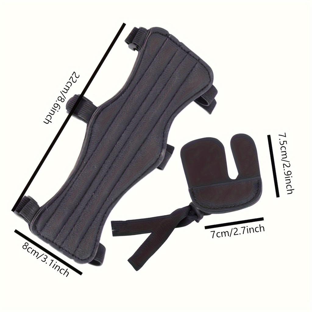 Arm and Finger Guard Sets, Outdoor Hunting Bow and Arrow Arm and Finger Guard Sets, Shooting and Archery Protective Gear