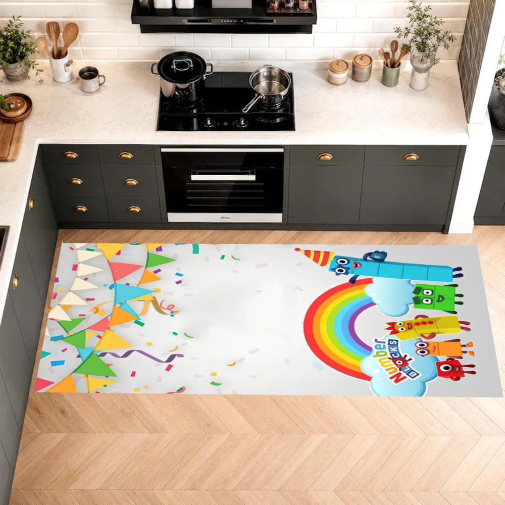 Numberblocks Nonslip Kitchen Mat Floor Carpet Rug For Indoors Outdoors Home Decor Room Supplies Spring Decor