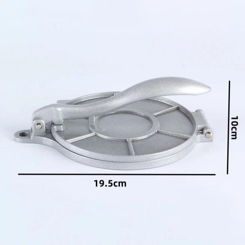 20CM DIY Tortilla Press Maker Aluminium Alloy Manual Corn Tortillas Dough Pressing Tools Kitchen Bakeware Cooking Accessories