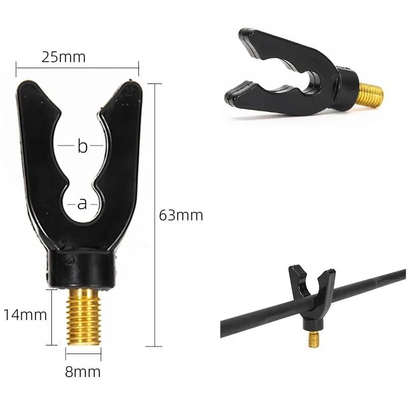 European Fishing Silicone Bracket Head Luya Luminous Fishing Rod Claw Pole Head Battery Pole Frame Gear Accessories Wholesale