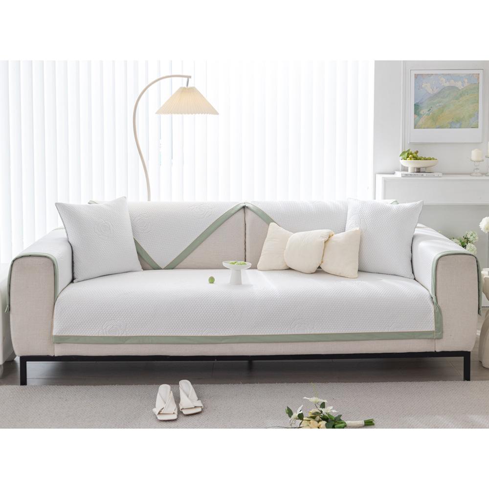 Sofa Cushion Summer Cool Doudou Cold  New Non-Slip Mat Seat Cushion Summer High-End Sofa Cover