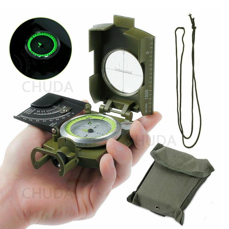 Luminous Vertical Spirit Level Inclinometer with American-Style Compass & Scale K4074. Compass