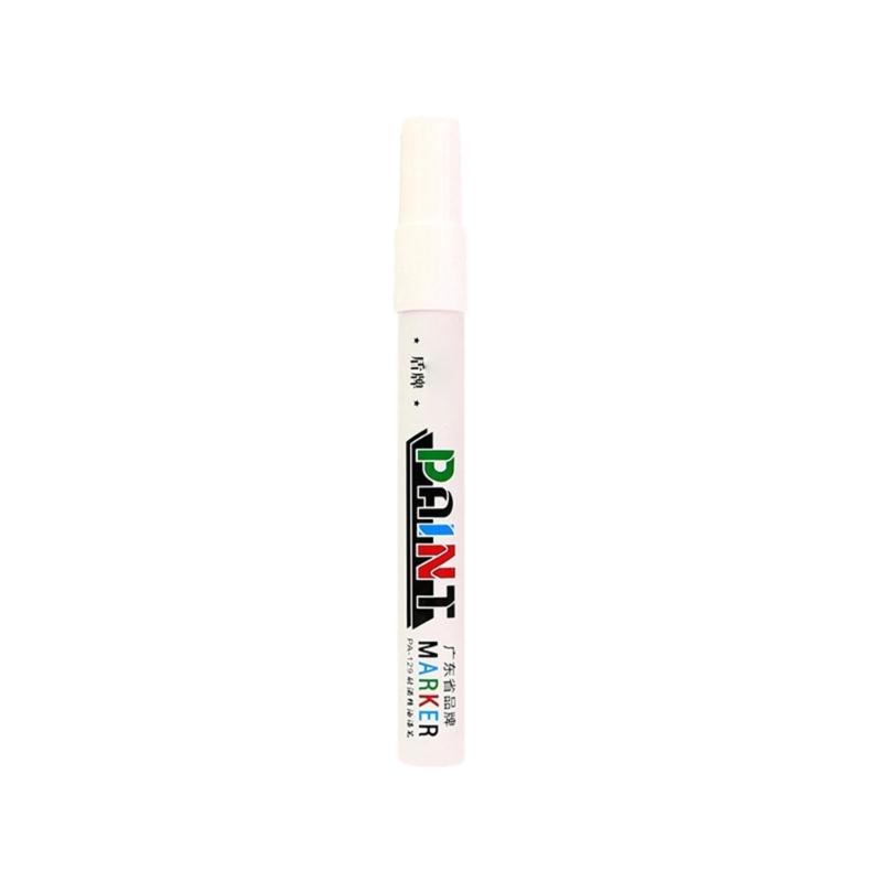 12Pcs Oil Based Paint Pens 3mm Tip Waterproof Paint Markers For Industrial Marking On Metal Wood Glass And Plastic