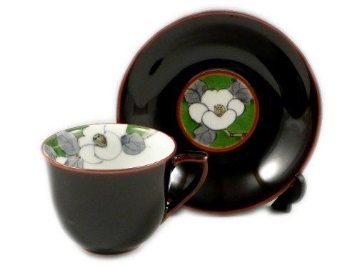 Arita ware Senemon kiln Hanae Maki Pair šálek a podšálek na kávu 19615