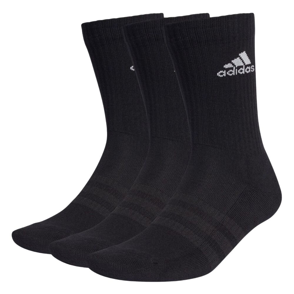 Adidas Knee High Socks Men s 3 Pack Black GC7318 S