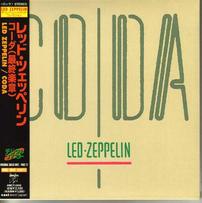 CD LED ZEPPELIN  Coda AMCY2442 SWAN SONG 1997 Japan ObiRock Used