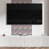 Self-Adhesive Vinyl Tiles Mosaic Patterns In Squares 10X40X20 Cm