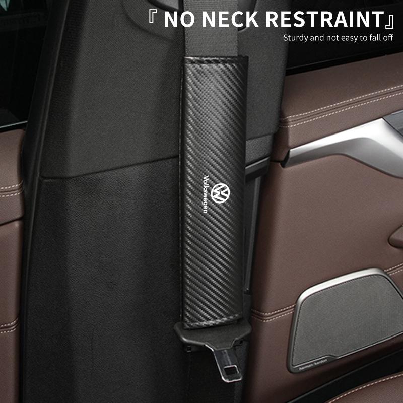 For Volkswagen BoACCar Seat Belt Shoulder Protector Auto Seatbelt Cover For VW Scirocco Jetta Beetle Golf Passat Polo Tiguan Sharan Touran