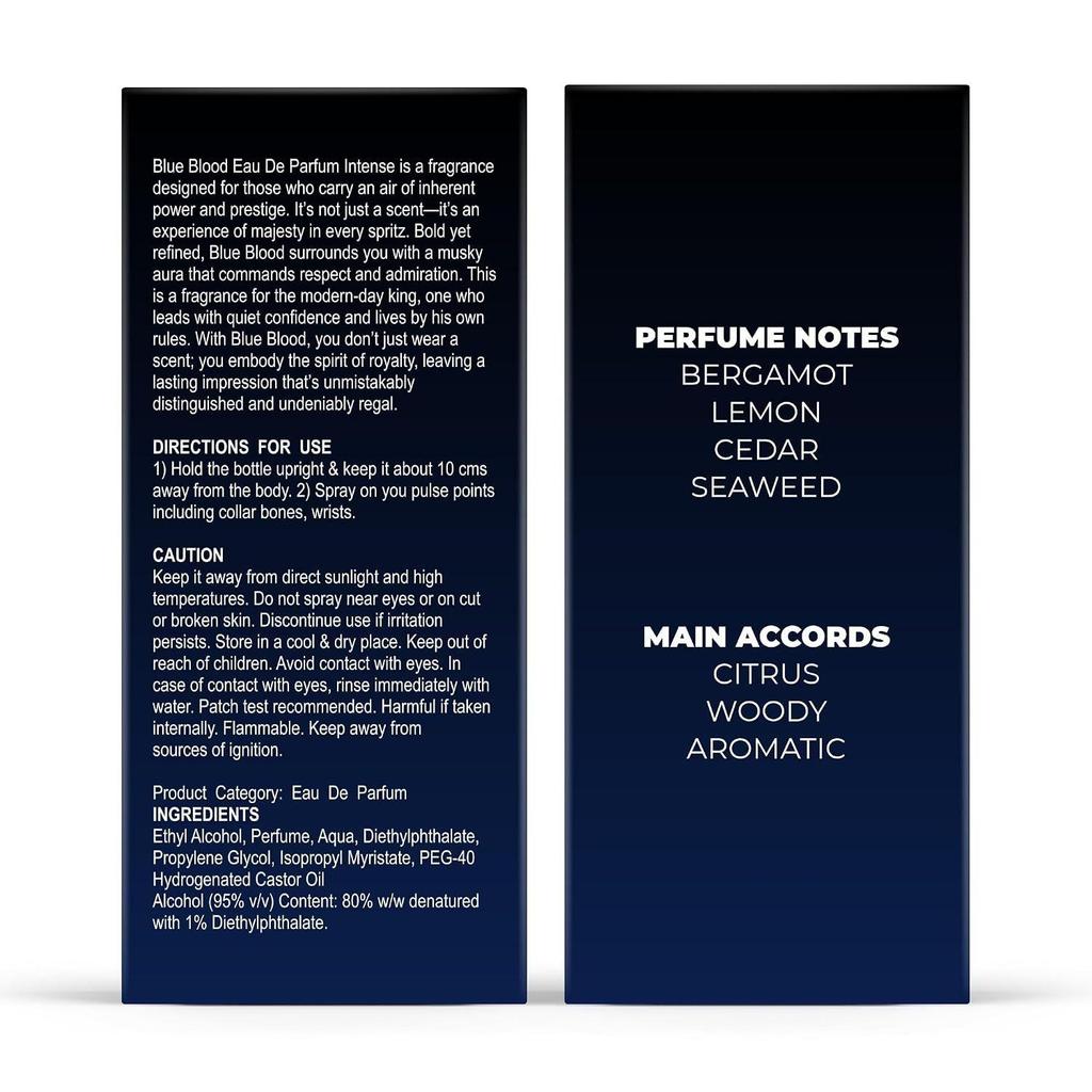 BEARDO Blue Blood Premium Perfume for Men 30 ml | Eau De Parfum