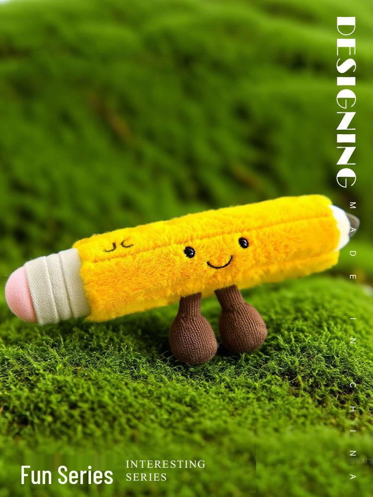 Coconut Doll Pencil Ruler Plush Toy & Teddy Bear Pencil Case - Children's Gift.