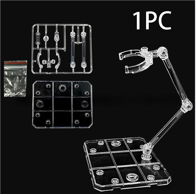 

Clear Action Figure Display Stand – Assemble able Model Support Base for HG/RG/SD/SHF Gundam
