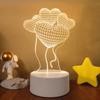 SOLOLANDOR 3D LED Lamp Creative 3D LED Night Lights Novelty Illusion Night Lamp 3D Illusion Table Lamp For Home Decorative Light