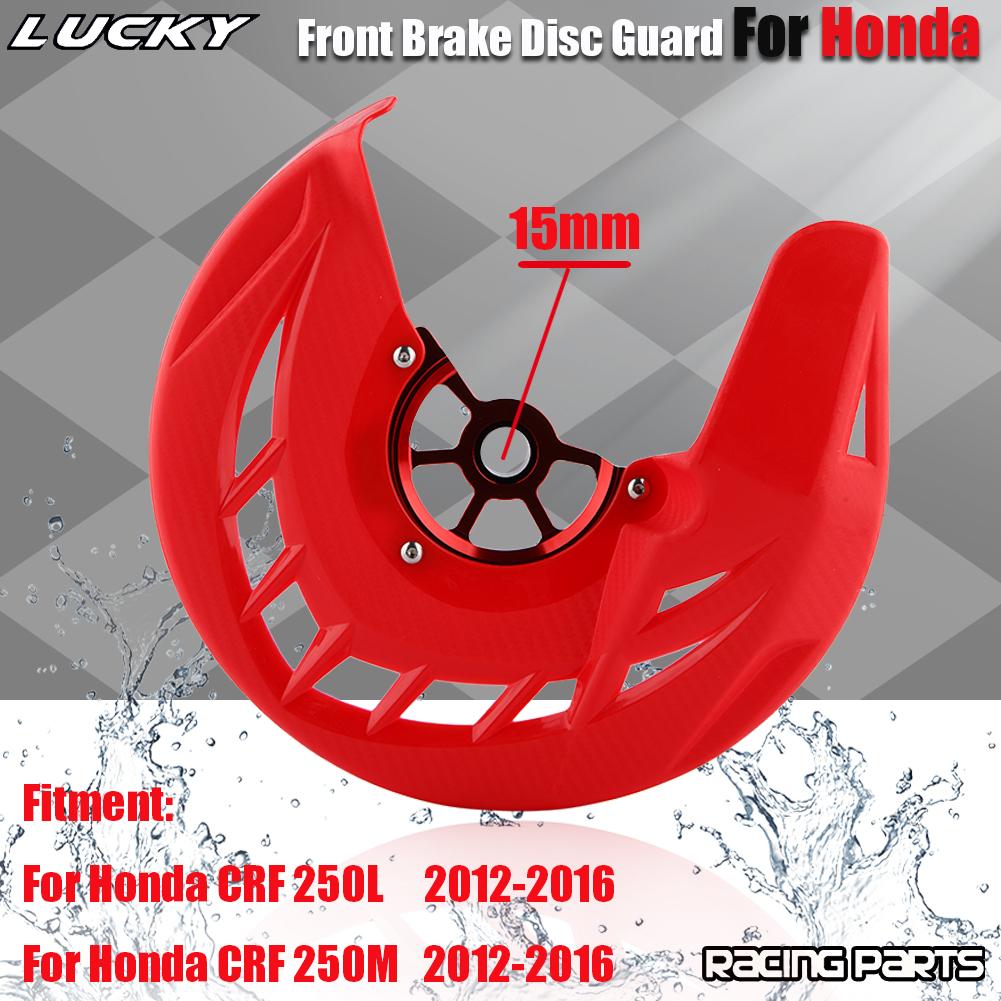 Motorcycle CNC Front Brake Disc Guard Protector Cover 15mm 17mm 20mm For Honda CRF 250L 250M CRF250L CRF250M CRF300L 450R 450X