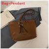 Tote Bag Female Large Capacity Pu Tote Bag With Zipper Closure For Daily Use
