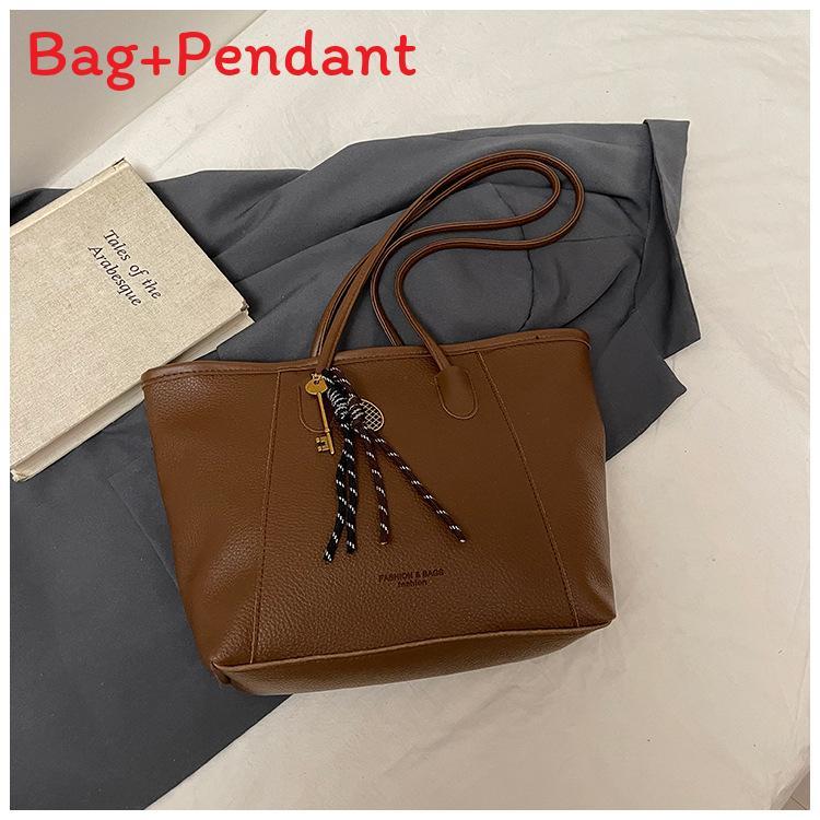 Tote Bag Female Large Capacity Pu Tote Bag With Zipper Closure For Daily Use
