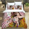 American carton ilustration Print Polyester Beding SetsChildren or Adult Peoples for Beds Comfortable Quilt Cover