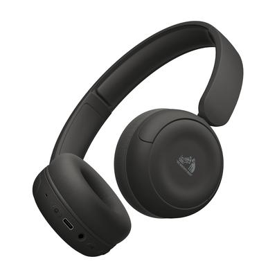 JVC Kenwood Victor Kabellose Bluetooth-Kopfhörer HA-S60W-B mit 50 Stunden Akkulaufzeit, Schwarz, Ver. 5.4 Mikrofon, Mehrpunkt, Wiedergabe, 2-Wege, Kabelgebunden/Drahtlos,